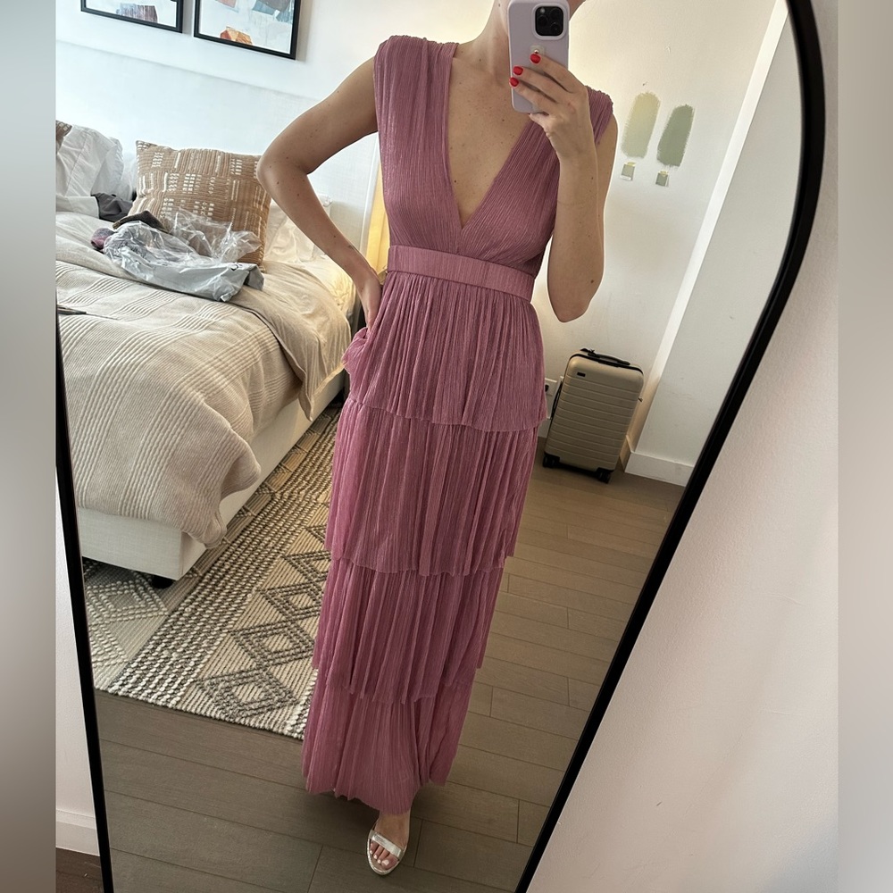 Sabina Musayev Pink Maxi Dress